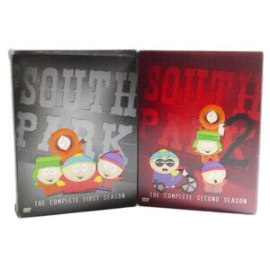 South Park The Complete First & Second Seasons (DVD, 3-Disc Set)